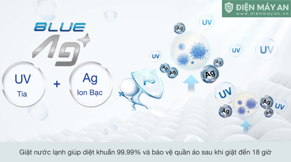 Máy giặt sấy Panasonic Inverter giặt 10.5 giặt –  sấy 6 kg NA-S056FR1BV